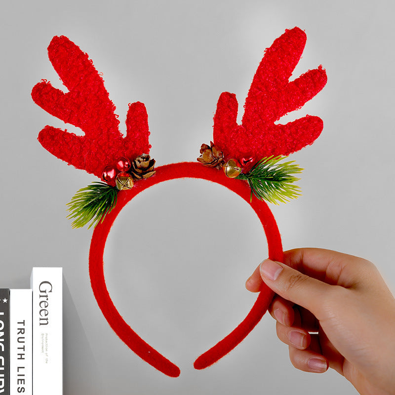Festive Reindeer Antler Headband