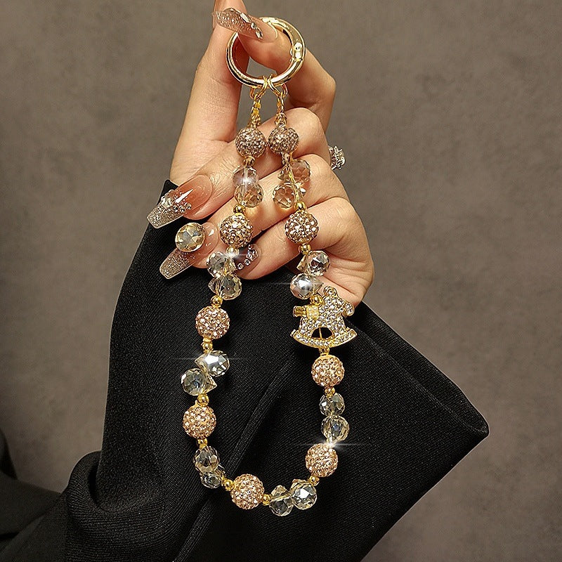 Decorative Crystal Charm Keychain Kalsten