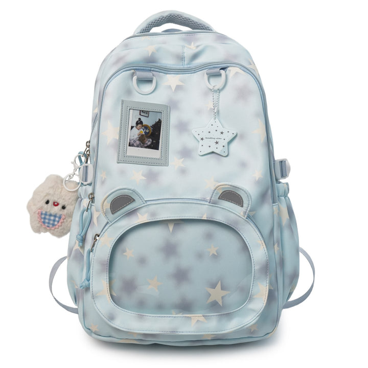 Children's Starry-Themed Plush Ear Backpack kalsten