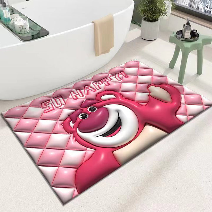 Cute Cartoon Cat Shape Bath Mat Kalsten