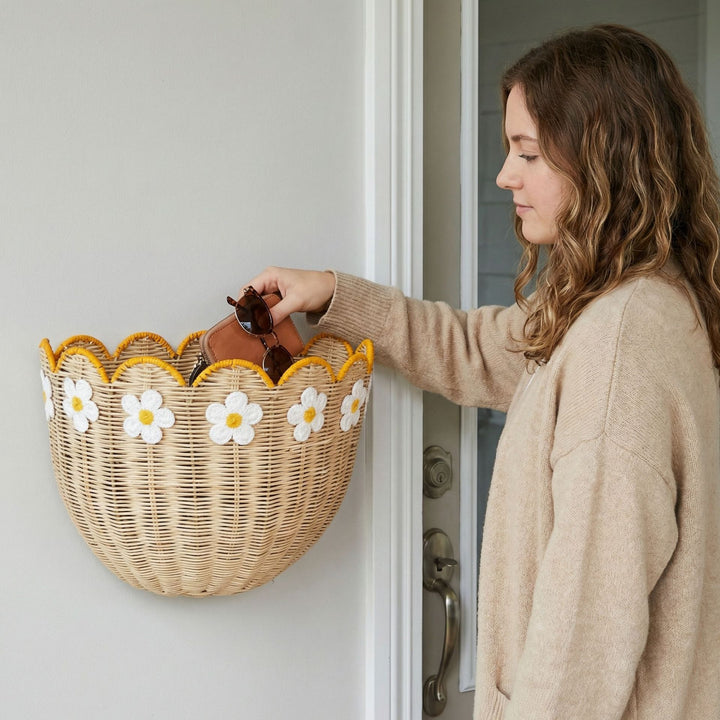 Elegant Decoration Basket in Blossom Style Kalsten
