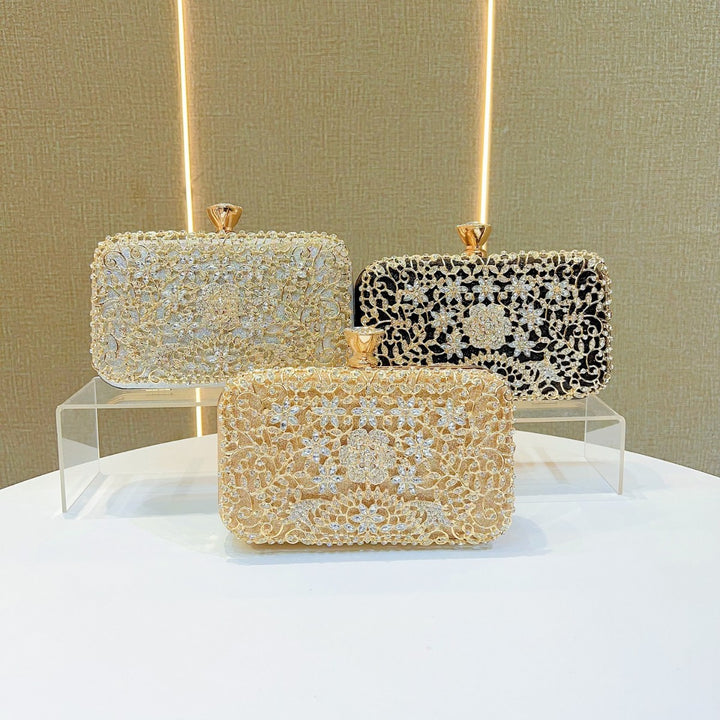 Ornate Embellished Evening Clutch