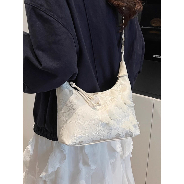 Floral Embellished Hobo Bag Kalsten