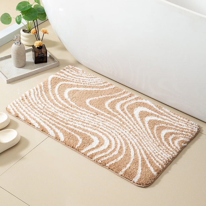 Soft Wave Pattern Bath Mat Kalsten