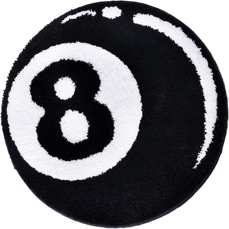 Fun Pool Table Theme Area Rug for Home