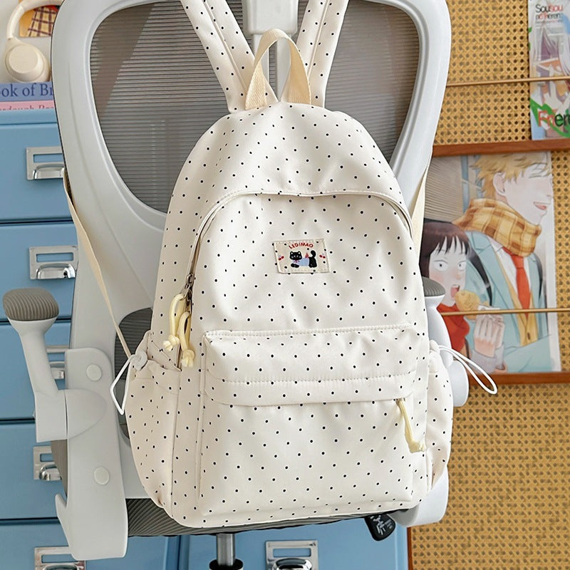 Cute Polka-Dot Backpack Kalsten