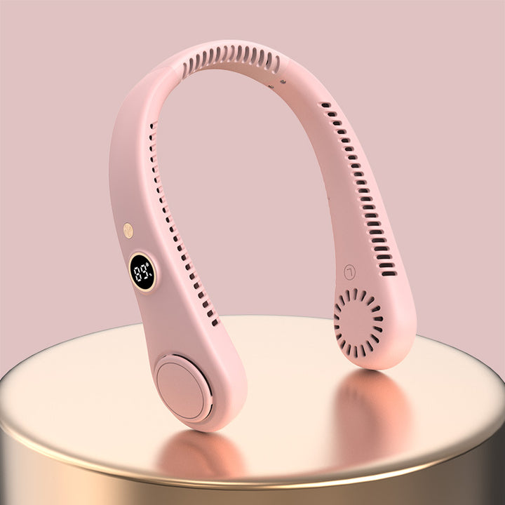 Women Portable Cooling Neckband Fan Kalsten