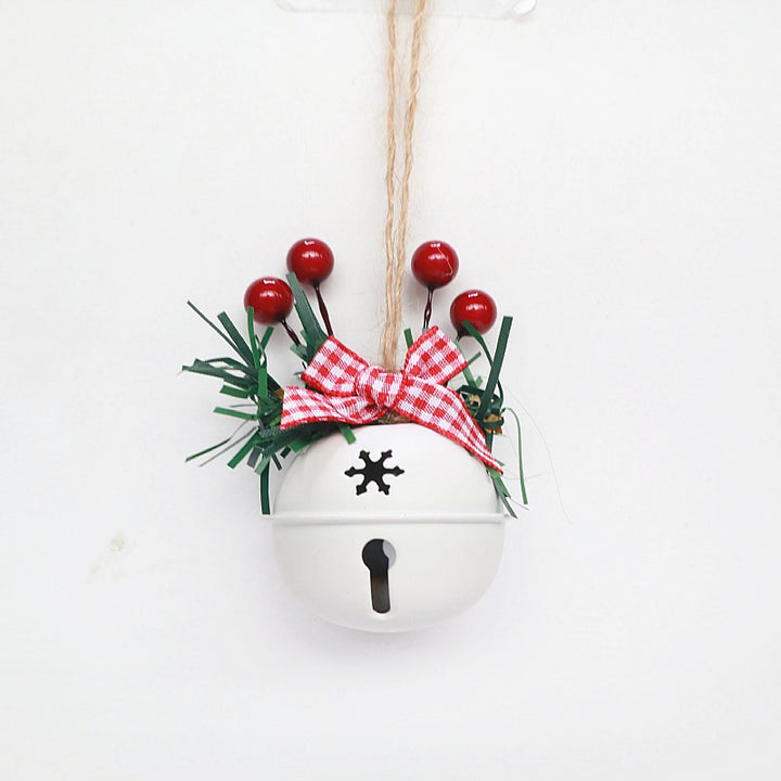 Christmas bell with decorative wreath