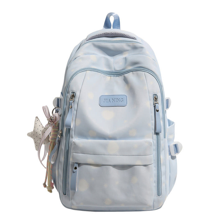 Playful Dot-Printed School Backpack Kalsten