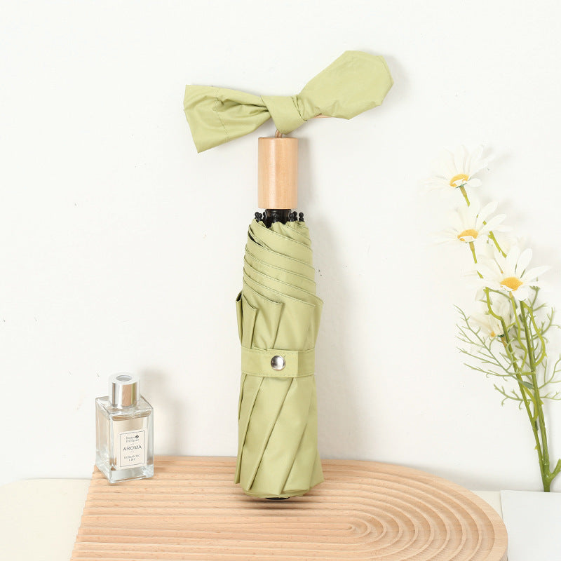 Ladies elegant garden folding umbrella with floral design Kalsten
