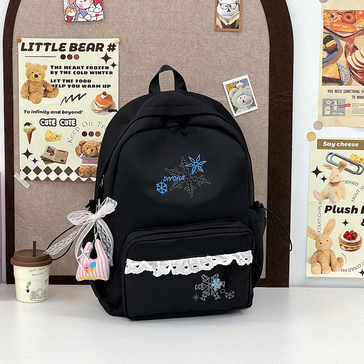 Stylish Embroidered Casual Backpack Kalsten
