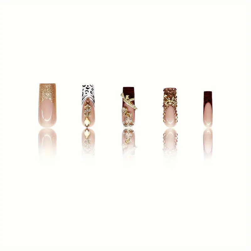 Luxury Themed Press-On Nail Art Kalsten