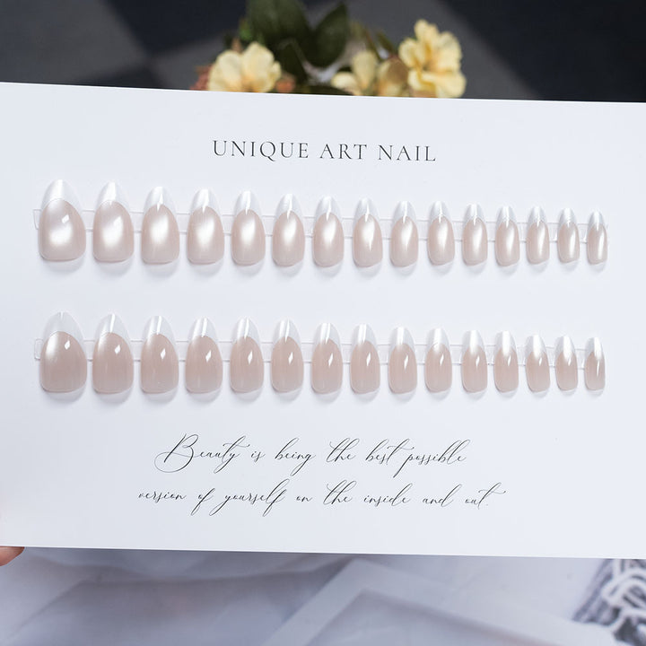 Versatile Press-On Nail Set with Unique Art Designs