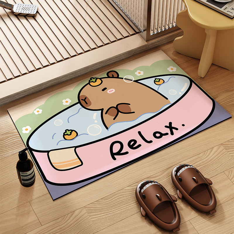 Cute Bear-Themed Plush Area Mat Kalsten