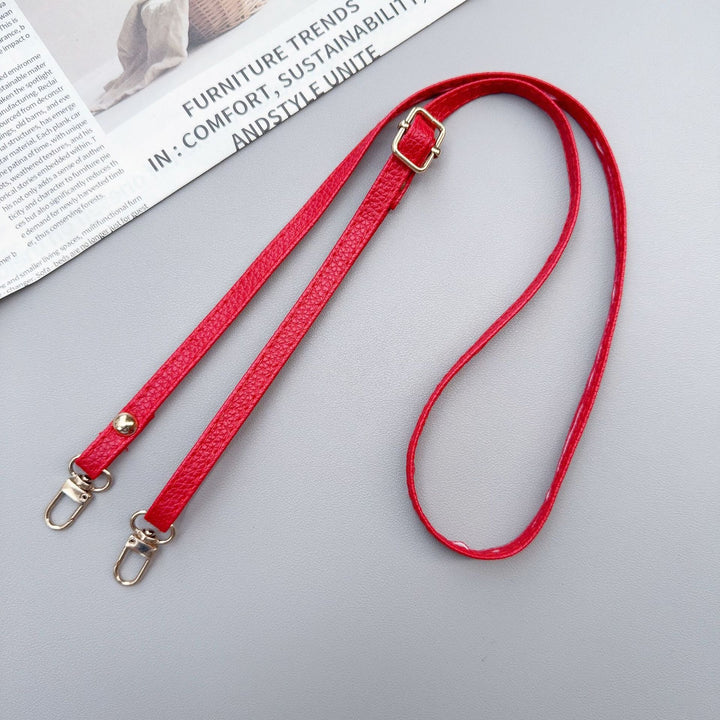 Adjustable Faux Leather Crossbody Strap Kalsten