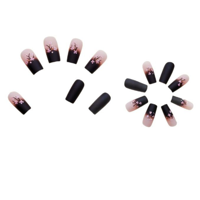 Artistic Floral French Nail Art Set Kalsten