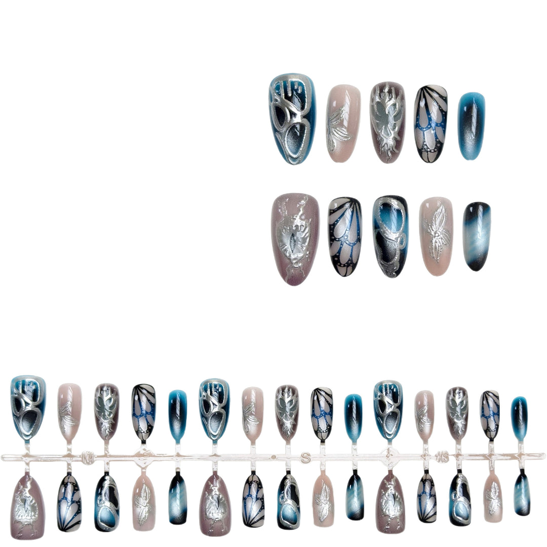Artistic Ombre Press-On Nails