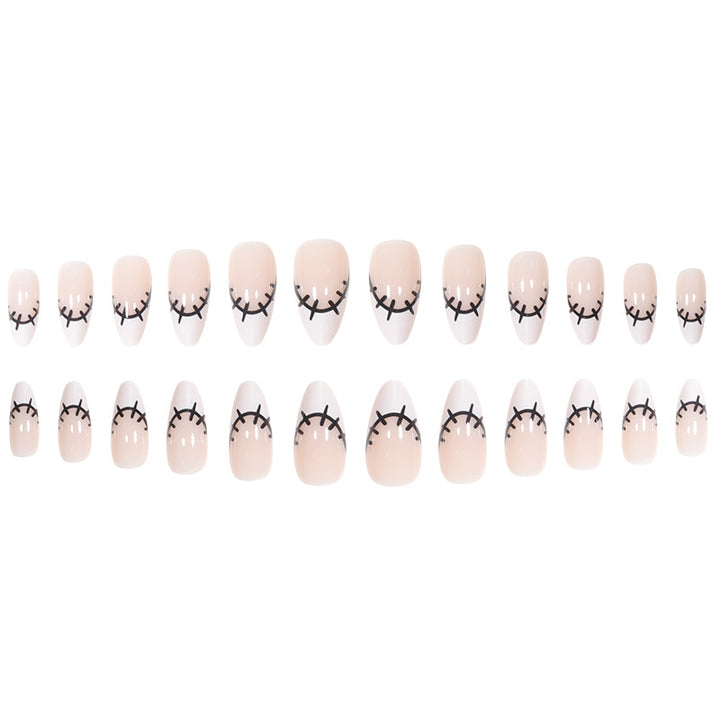 Artistic Stiletto Press-On Nails with Unique Design Kalsten