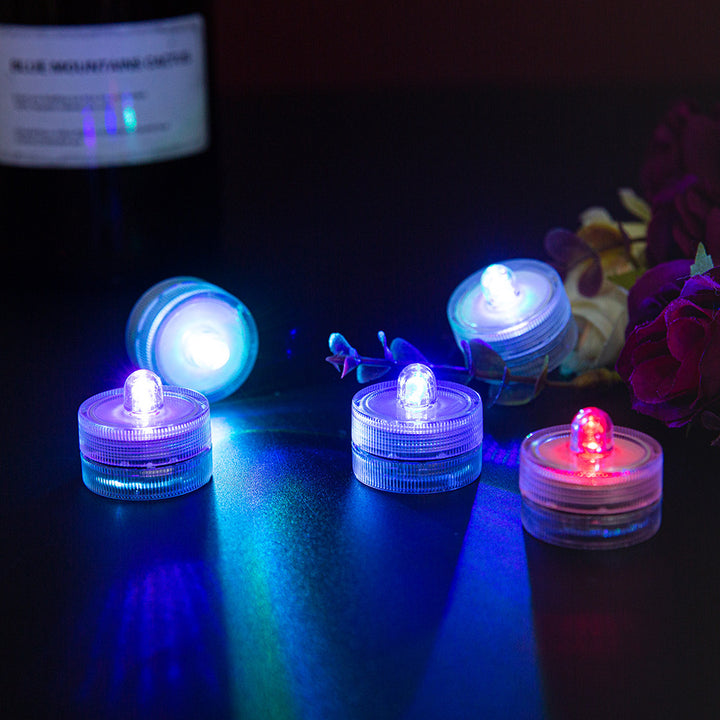 Waterproof Battery-Operated Floating LED Tea Light Set