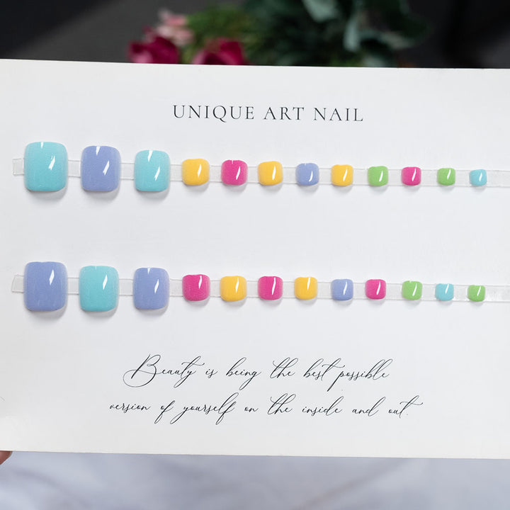 Colorful Glamorous Pedicure