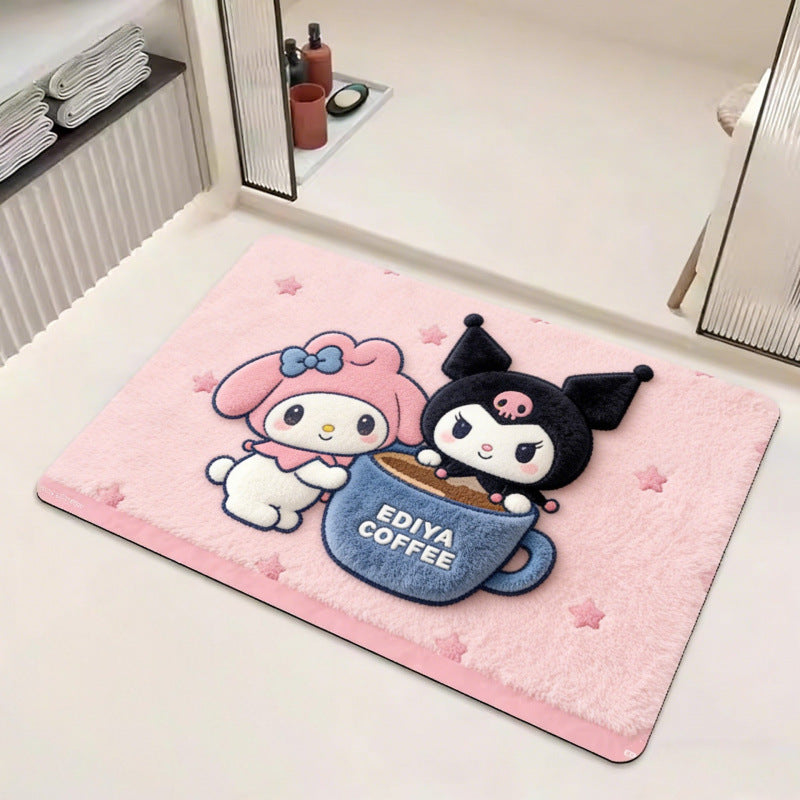Cartoon Theme Bath Mat