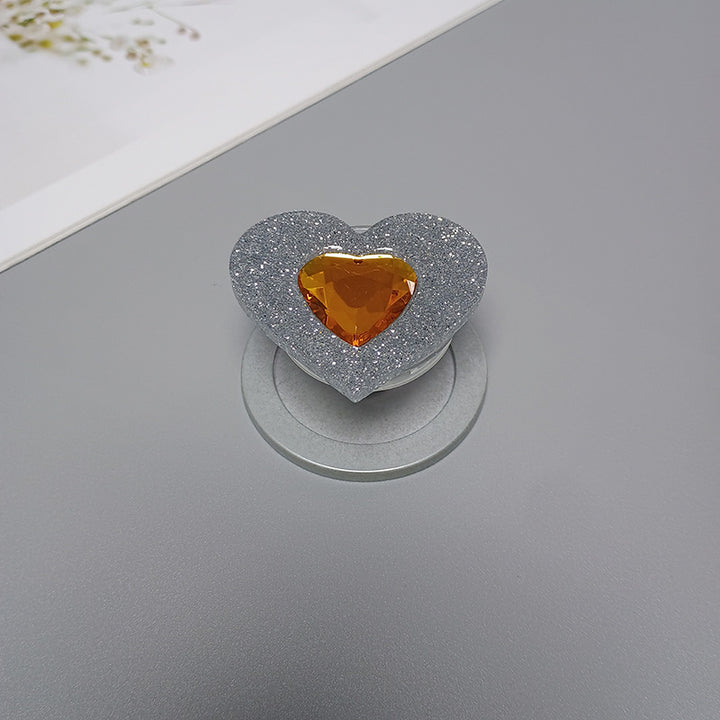 Decorative Heart-Shaped Phone Grip Kalsten