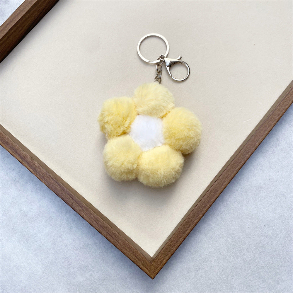 Floral Plush Keychain kalsten