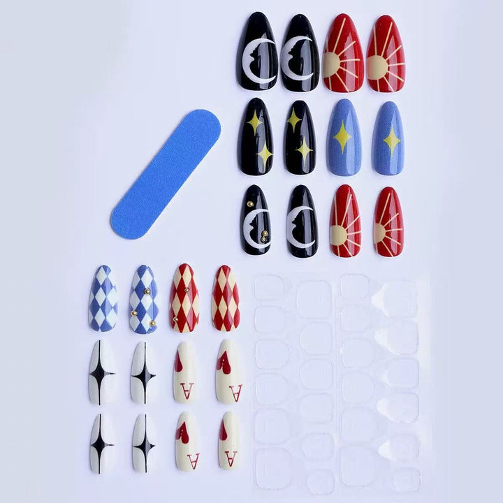 Artistic Press-On Nail Set