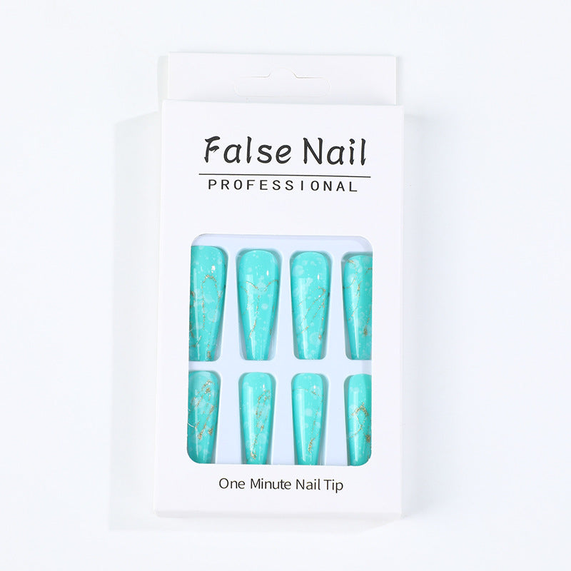 Artificial nails in elegant geometric design Kalsten