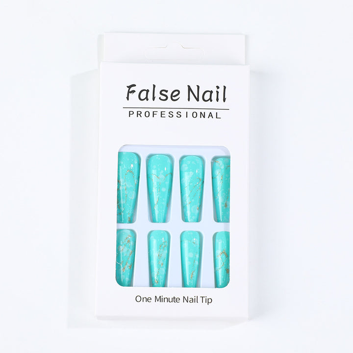 Artificial nails in elegant geometric design Kalsten