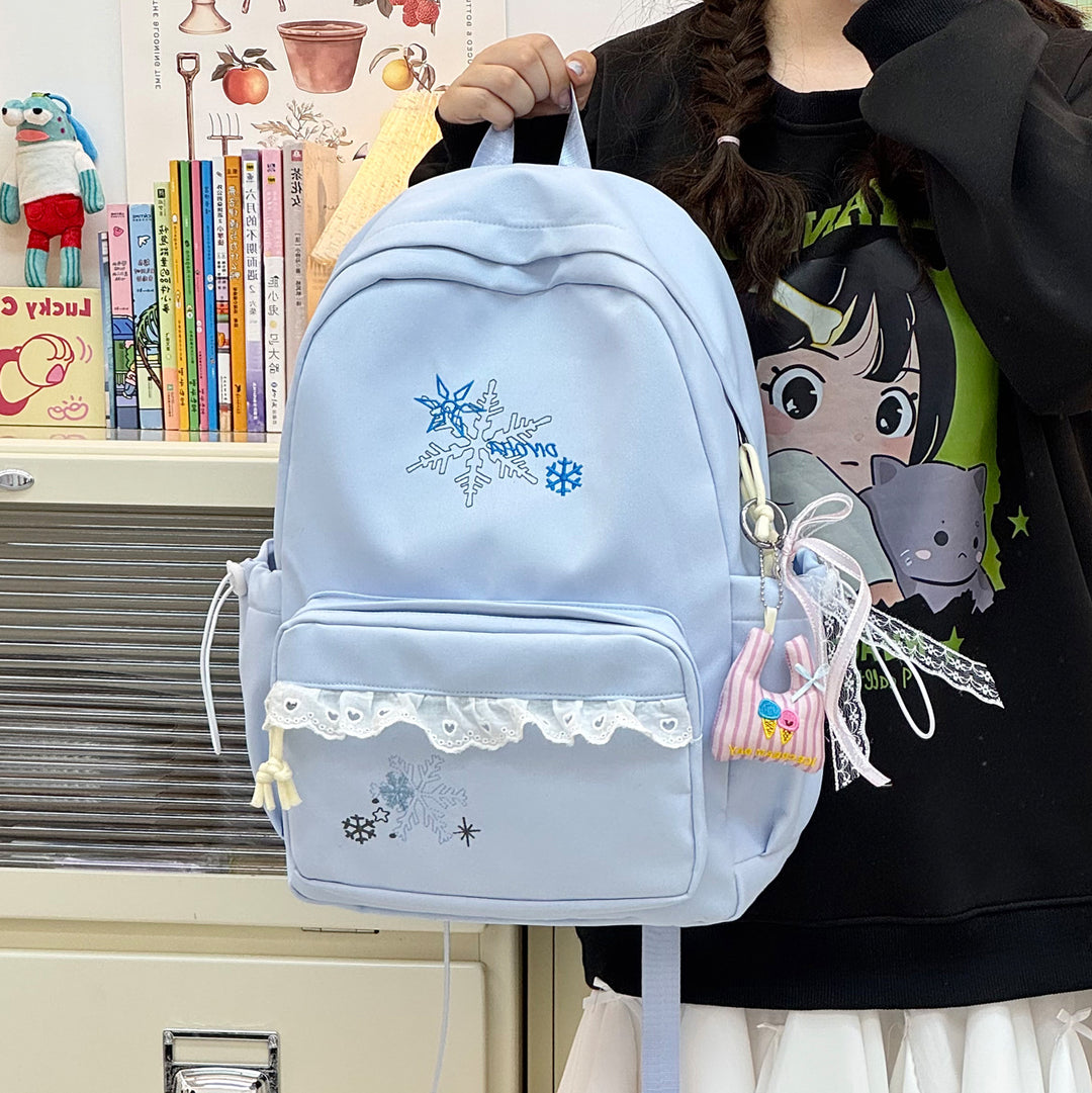Stylish Embroidered Casual Backpack Kalsten