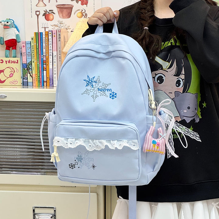 Stylish Embroidered Casual Backpack Kalsten