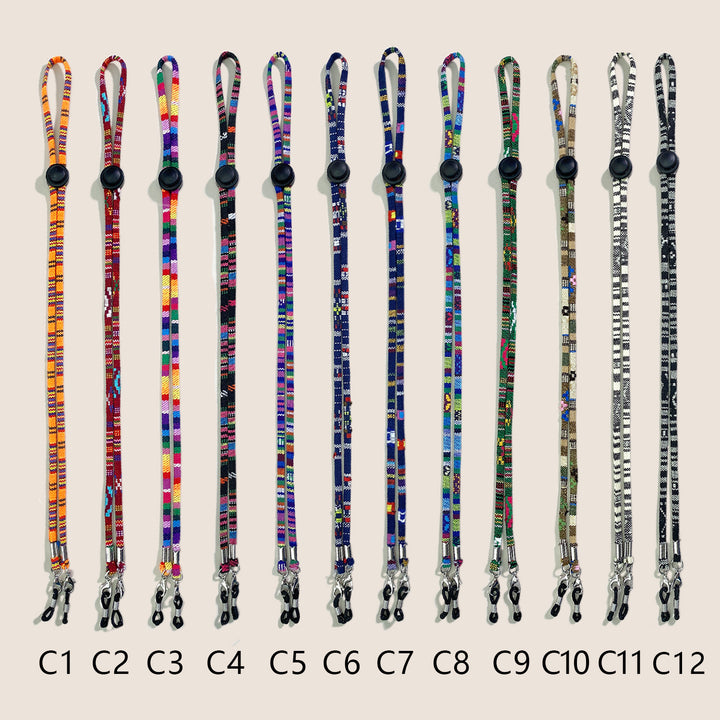 Decorative Patterned Eyewear Retention Strap Kalsten