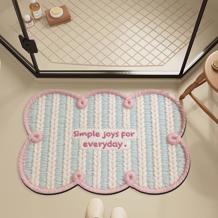 Cloud-Shaped Soft Bath Mat Kalsten
