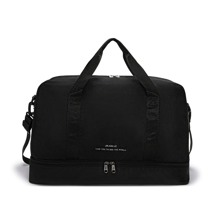 Sporty Travel Bag With Spacious Interior Compartment And Removable Shoulder Strap Kalsten