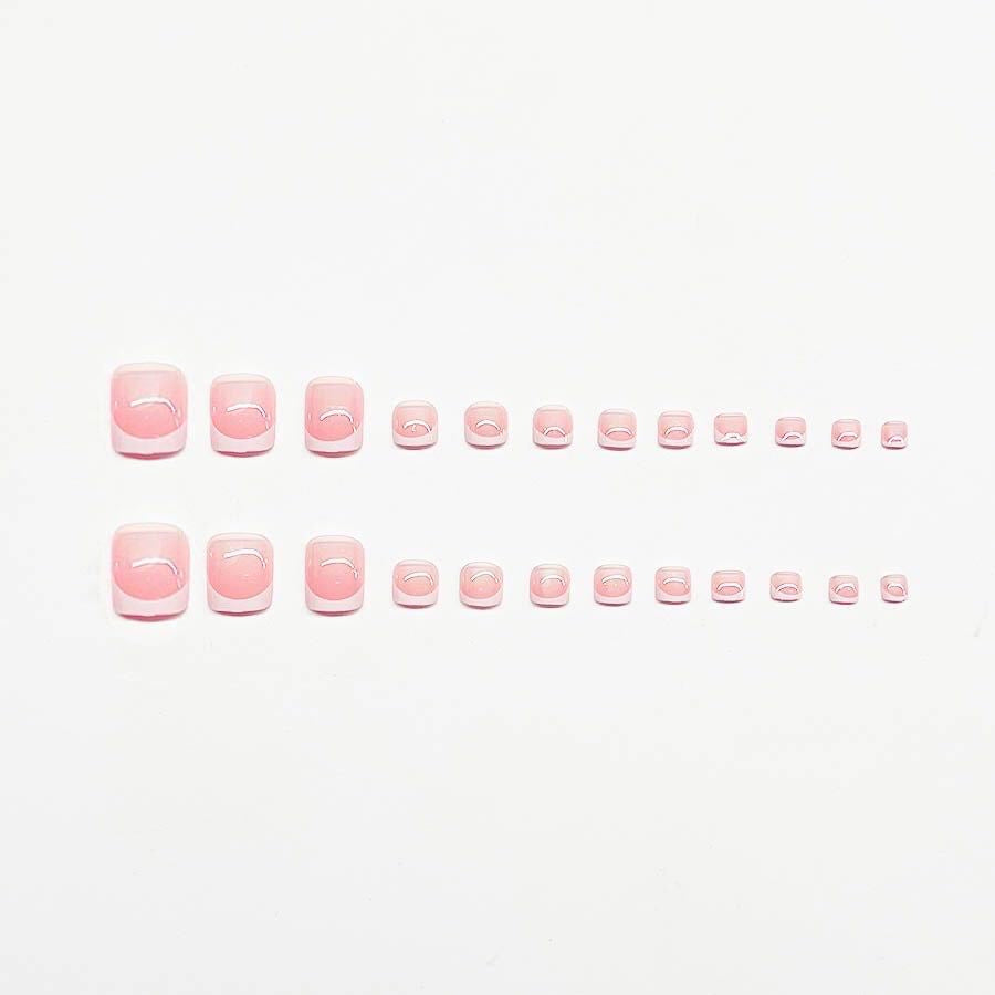 Elegant French Tip Nail Art Set Kalsten
