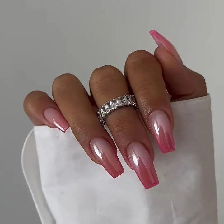 Fashionable Ombre Acrylic Nail Extensions Kalsten