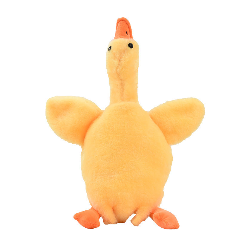 Plush Duck-Themed Backpack