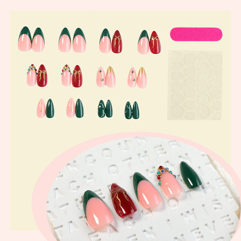 Creative nail art set with festive designs Kalsten