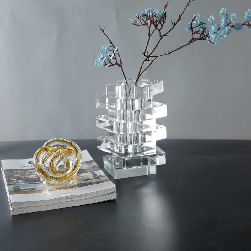 Modern Decorative Acrylic Sculpture