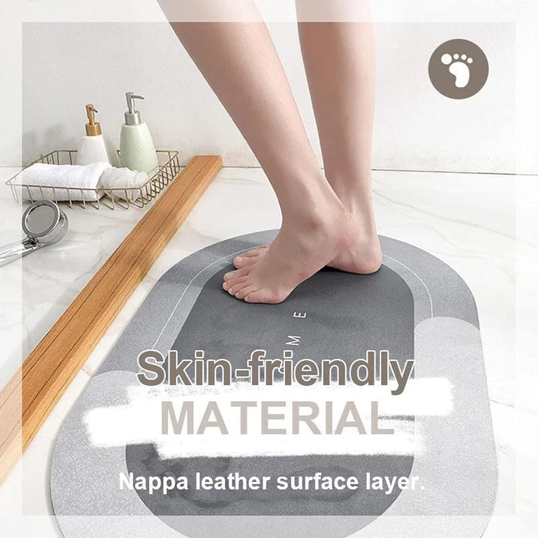 Absorbent Non-Slip Shower Mat for Bathroom