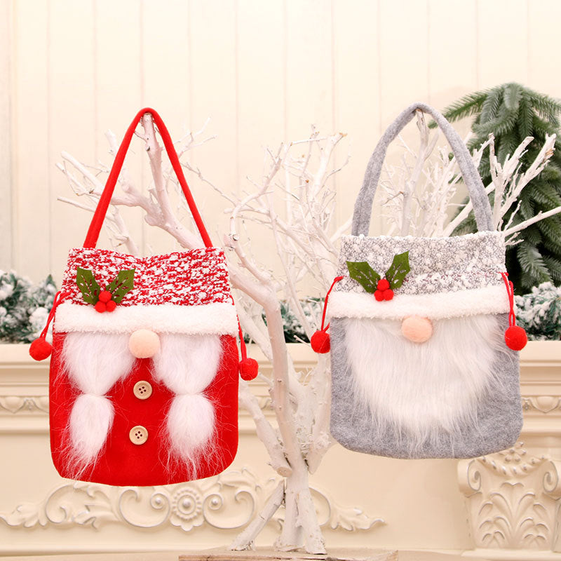 Santa-Themed Holiday Tote Bag Kalsten