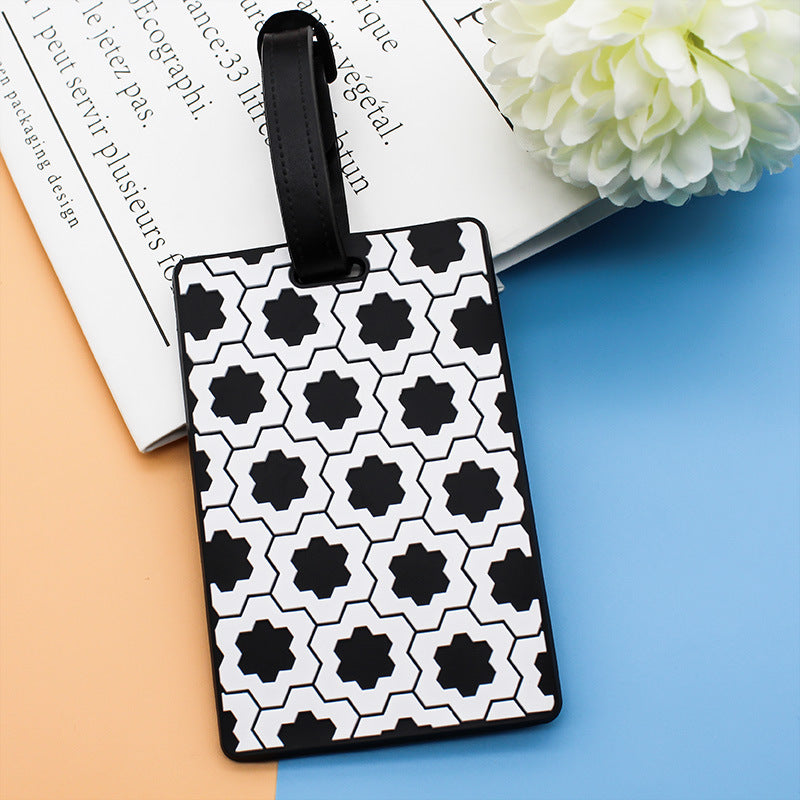 Women's Luggage Tag in Modern Geometric Design Kalsten