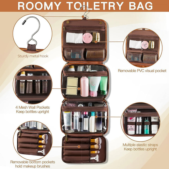 Cosmetic storage bag with hanging option Kalsten