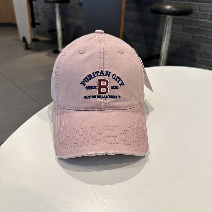 Men's Vintage-Inspired Embroidered Baseball Cap Kalsten
