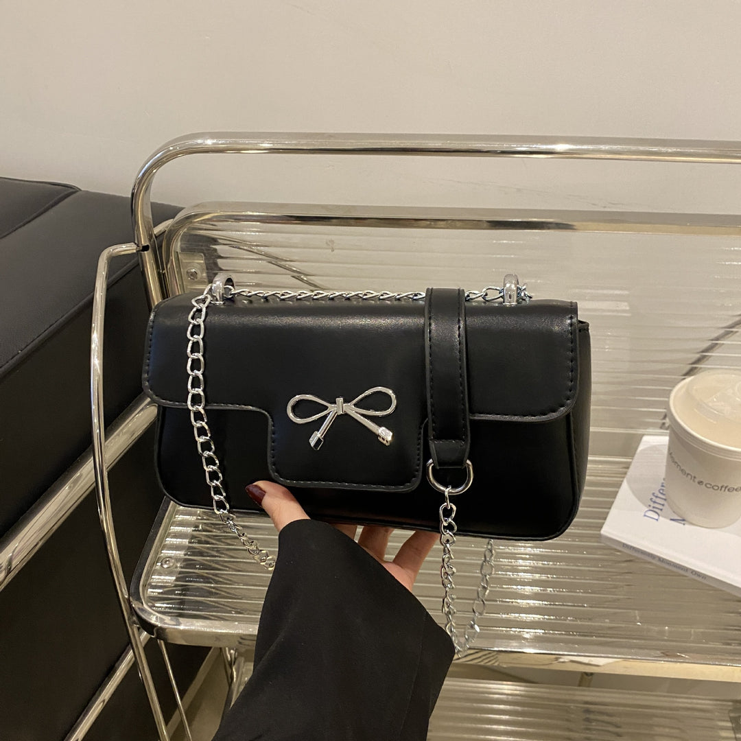 Elegant Bow Accent Crossbody Bag Kalsten