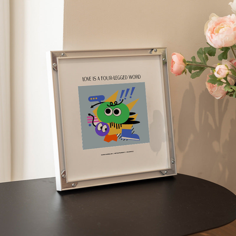 Whimsical Illustrated Art Print for Home Display