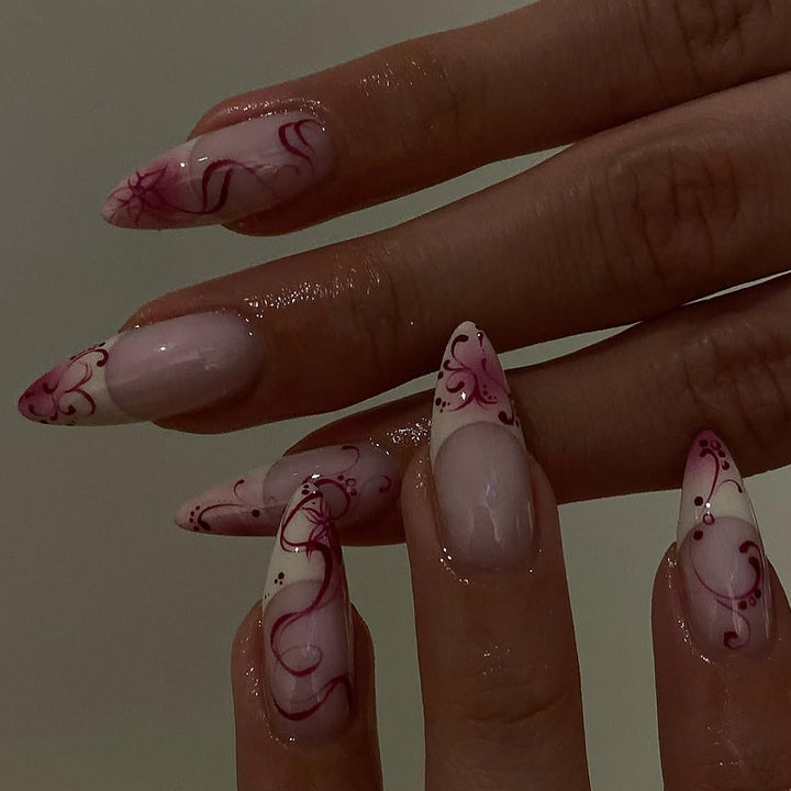 Elegant Abstract Art Press-On Nails