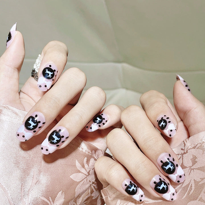 Fun Themed Press-On Nail Art Set