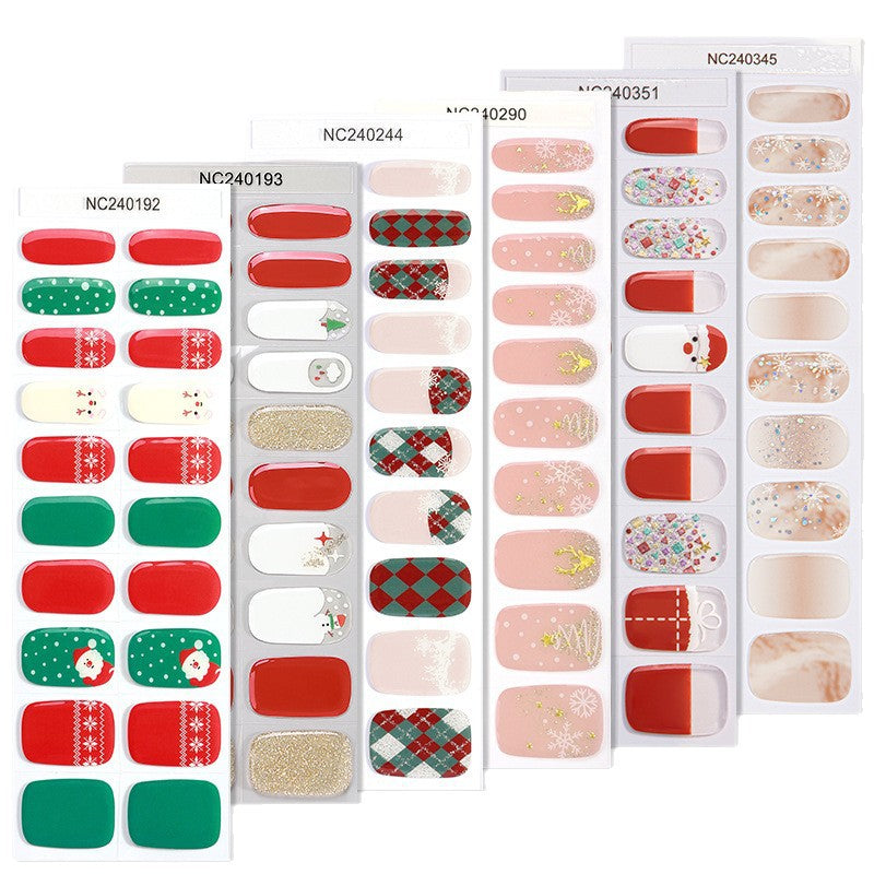 Elegant Floral Design Nail Wraps